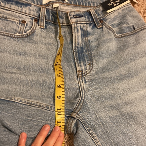 Abercrombie and Fitch NWT Mid Rise 90s Straight Jean curve love sz 29 - Picture 7 of 7